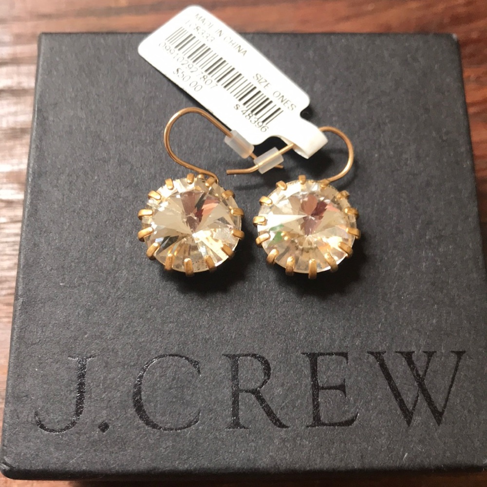 J.Crew Crystal Drop Earrings